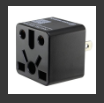 ROAD WARRIOR US Plug Adapter Eu/Uk/China/Au