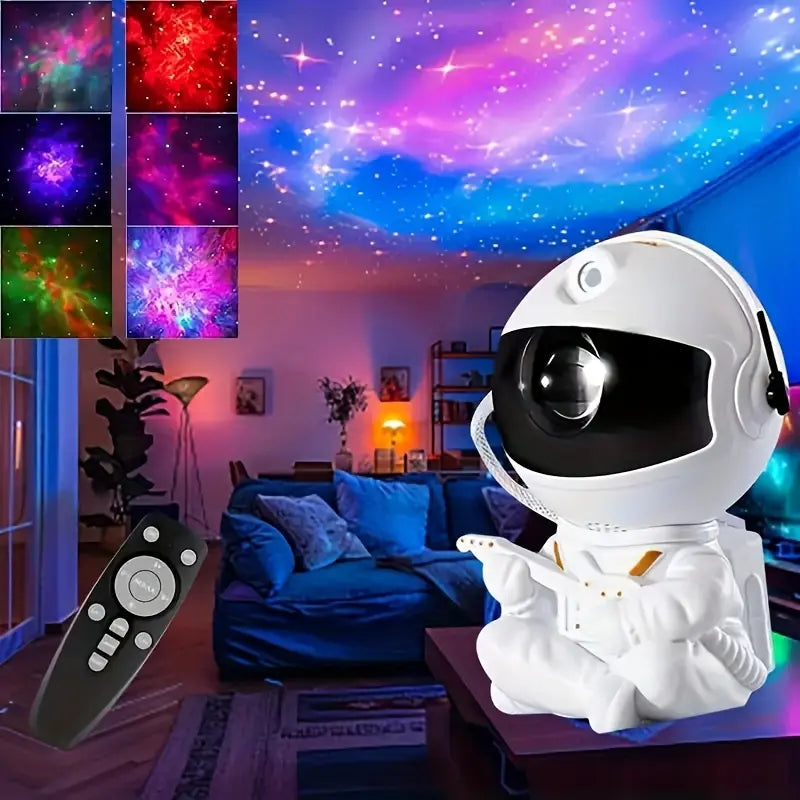 Astronaut for Galaxy Star Projector with Guitar - USB Powered, Perfect for Room Transformation & Parties, Ideal Gift