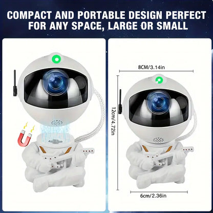Astronaut for Galaxy Star Projector with Guitar - USB Powered, Perfect for Room Transformation & Parties, Ideal Gift